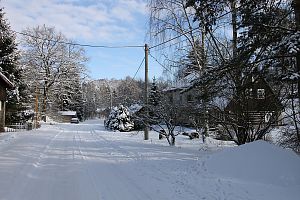 fotografie - Pohled do ulice